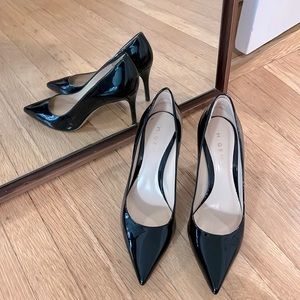 M.Gemi Esatto 70 mm Heels Black Patent